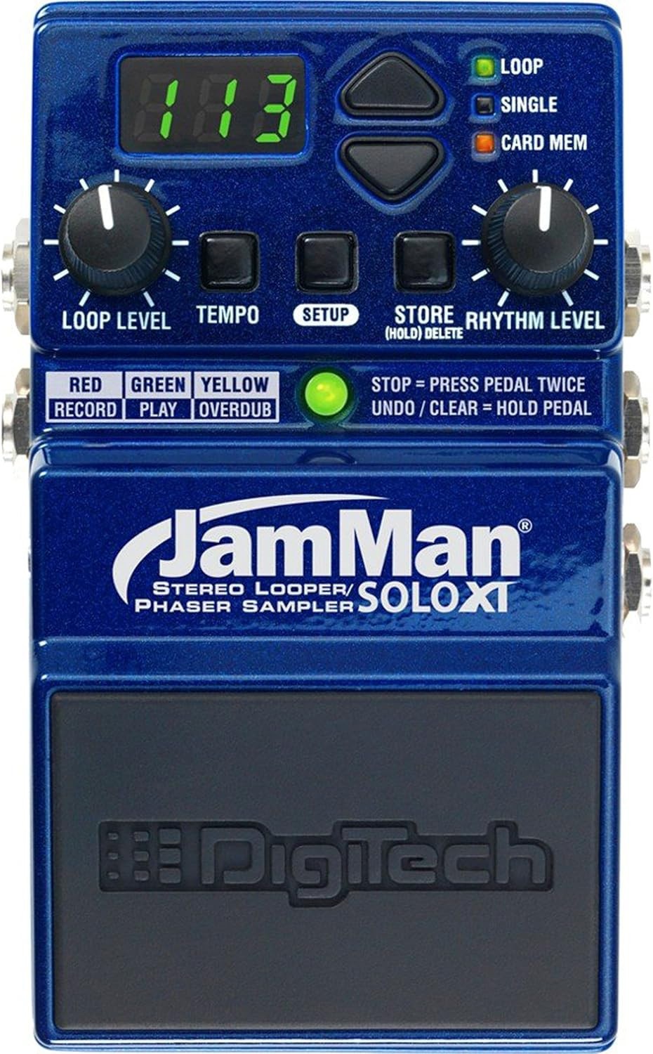 DigiTech JamMan Solo XT Stereo Looper Guitar Effects Pedal - In Box