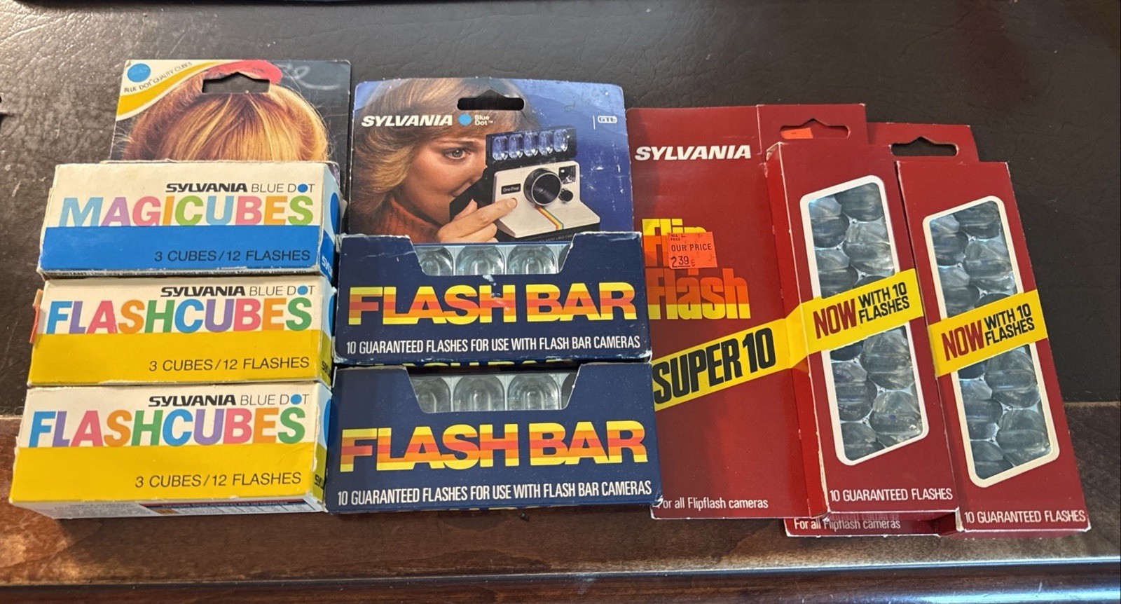 Various Sylvania Flash Cubes/Bars