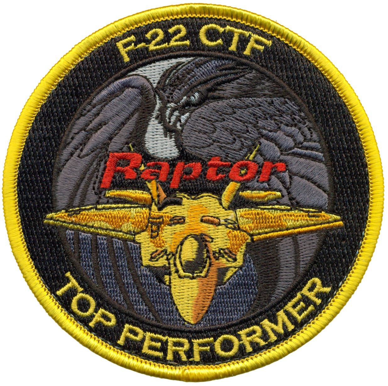 USAF 411th FLIGHT TEST SQUADRON – F-22 COMBINED TEST FORCE PATCH