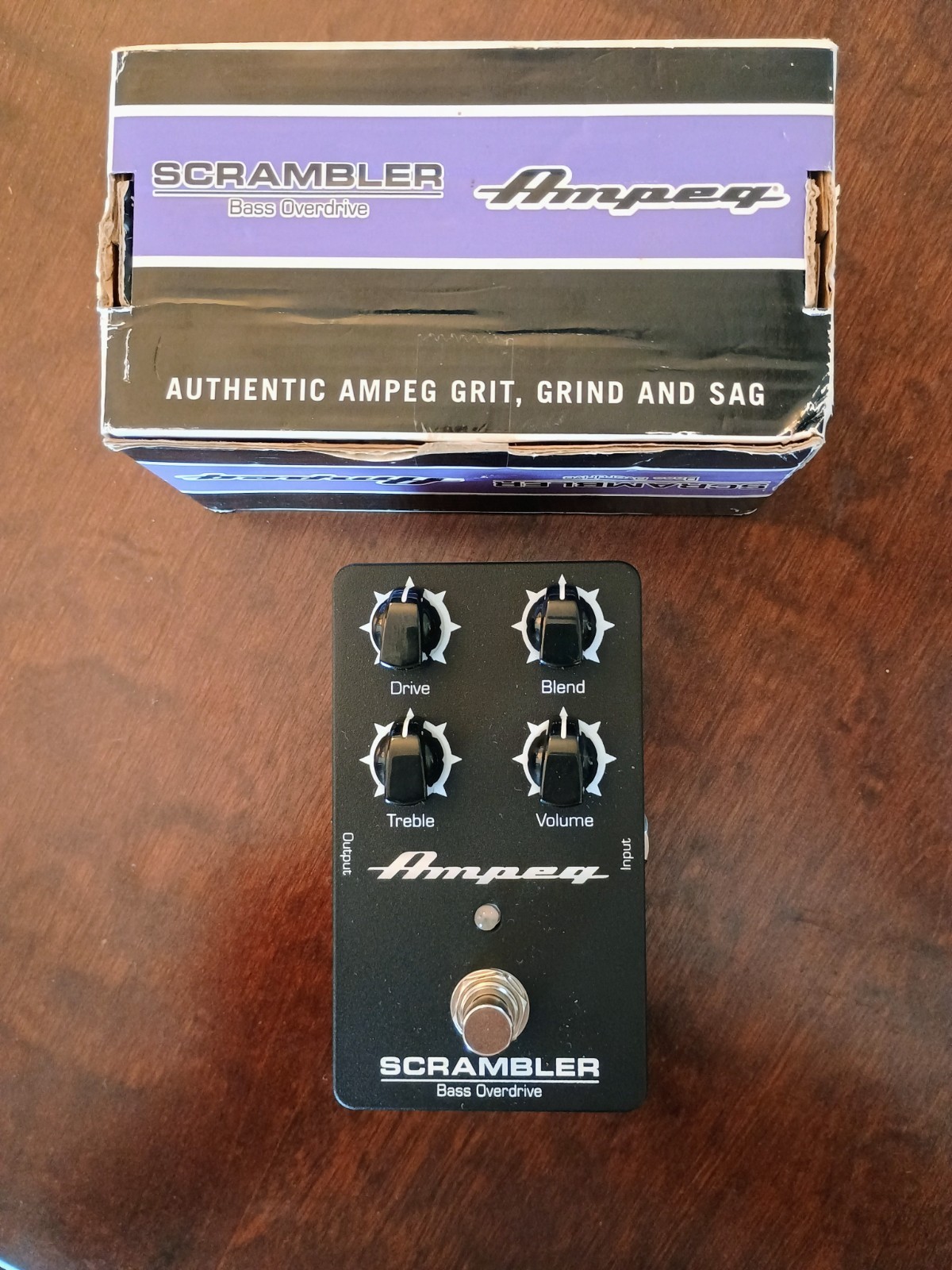 Ampeq Scrambler Bass Overdrive Effects Pedal