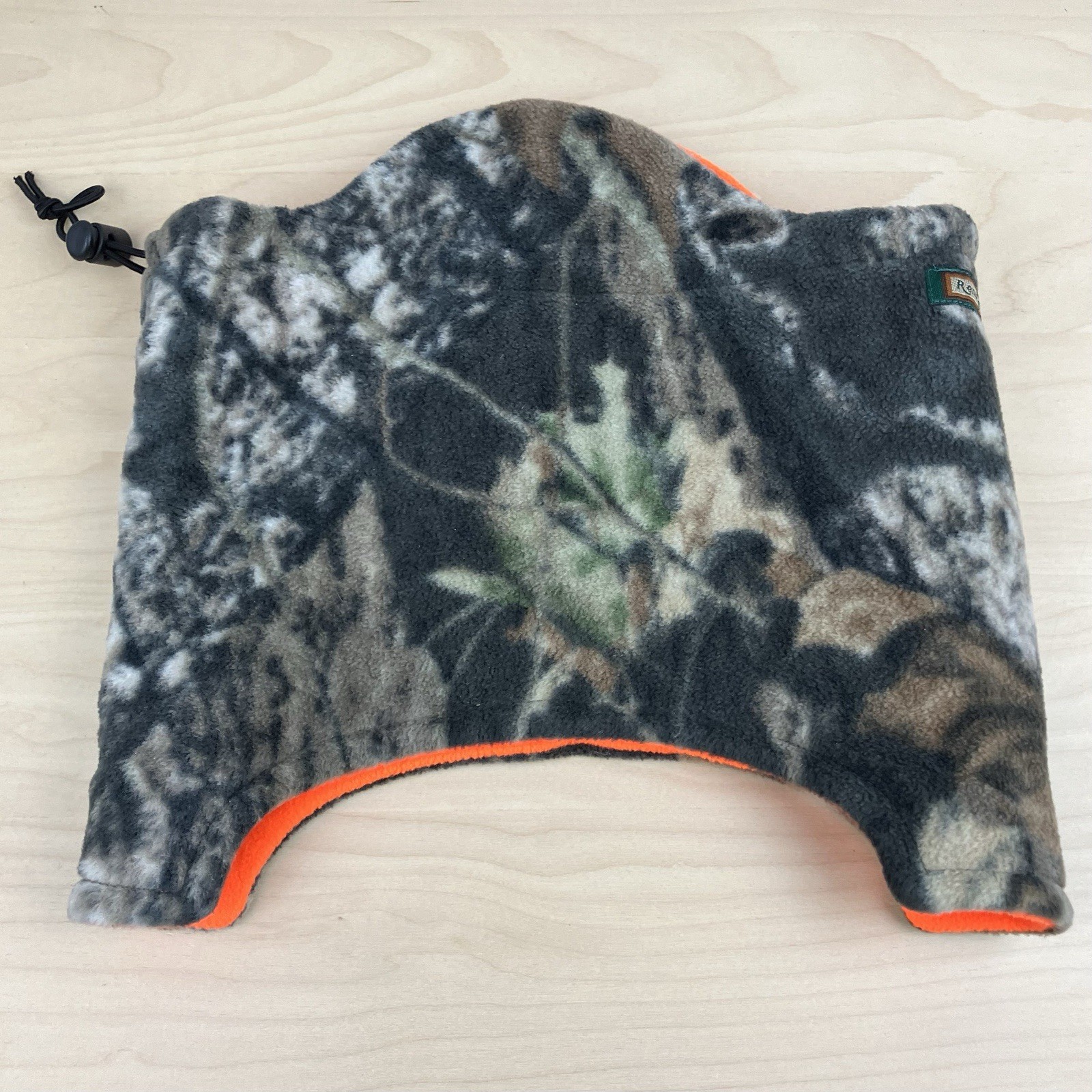 Remington Mossy Oak Break Up Reversible Neck Warmer Gaiter Camo Blaze Orange