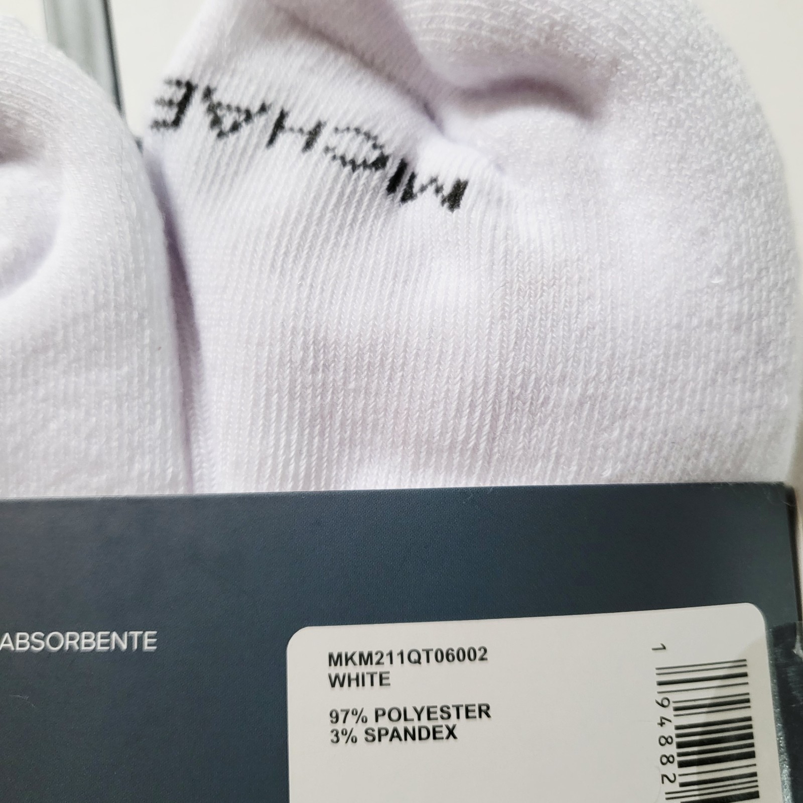 Michael Kors 6-pair classic sport socks 6pk Quarter socks Size L 6-12 Black