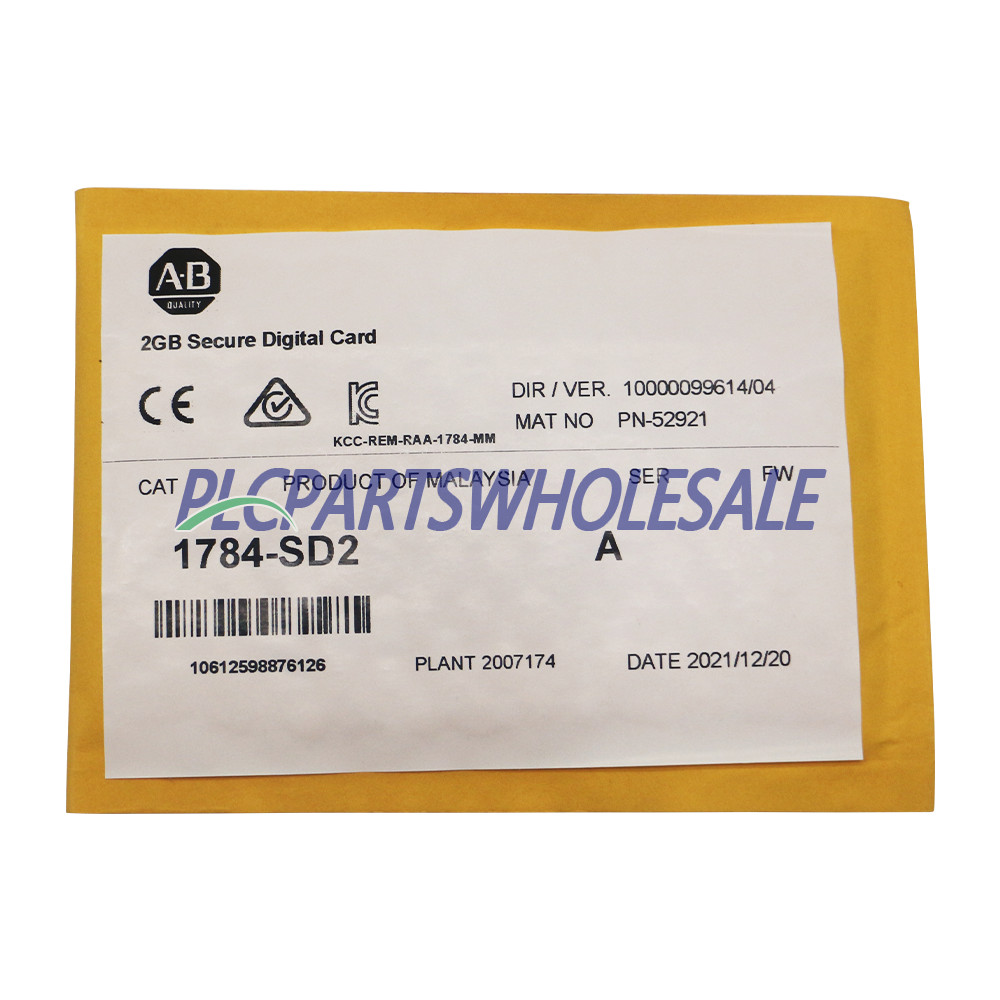 Allen-Bradley 1784-SD2 2GB Digital Memory Card ControlLogix 1784SD2 NEW SEALED