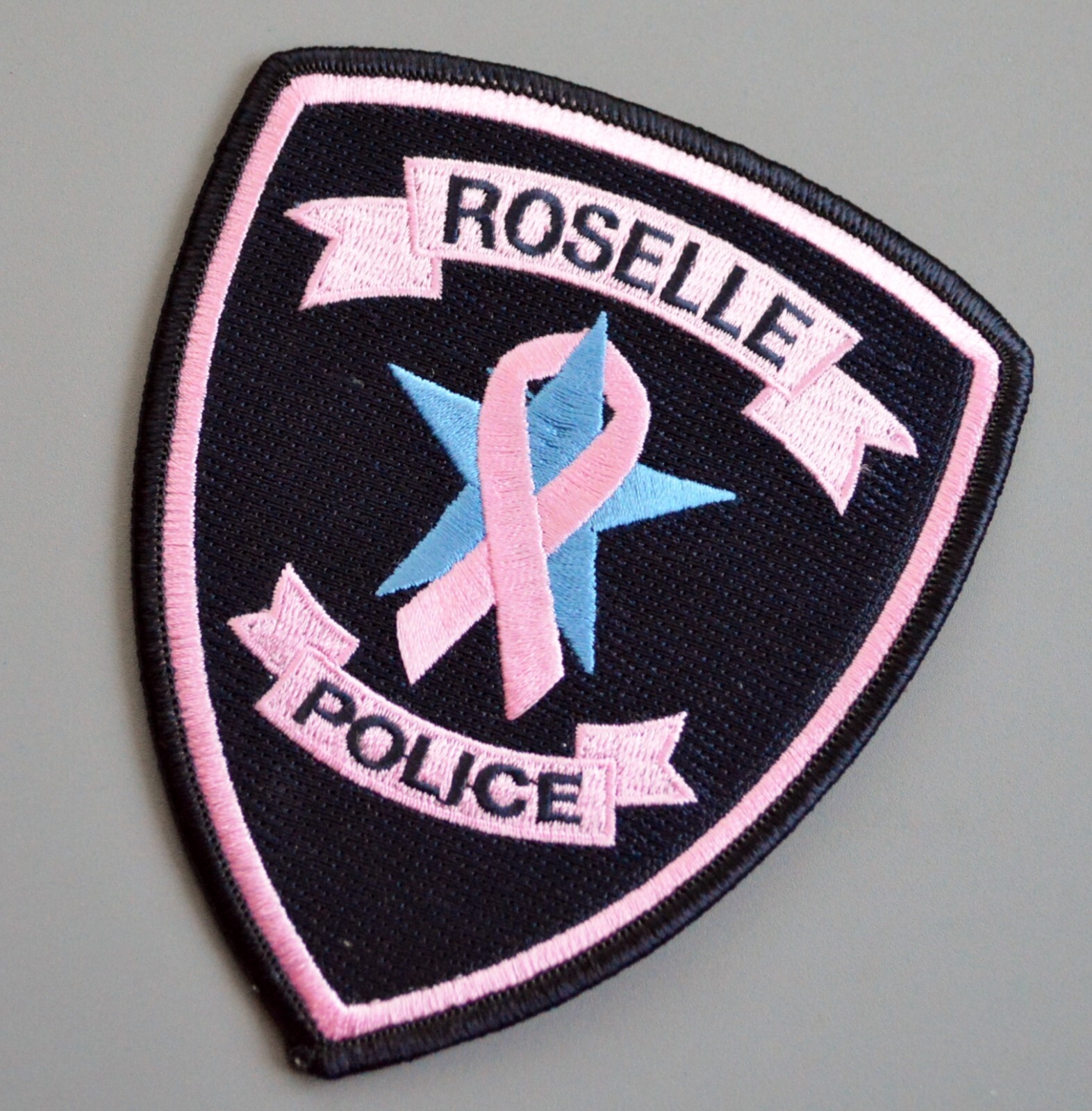 Roselle Illinois Police Pink Patch ++ Breast Cancer Awareness IL