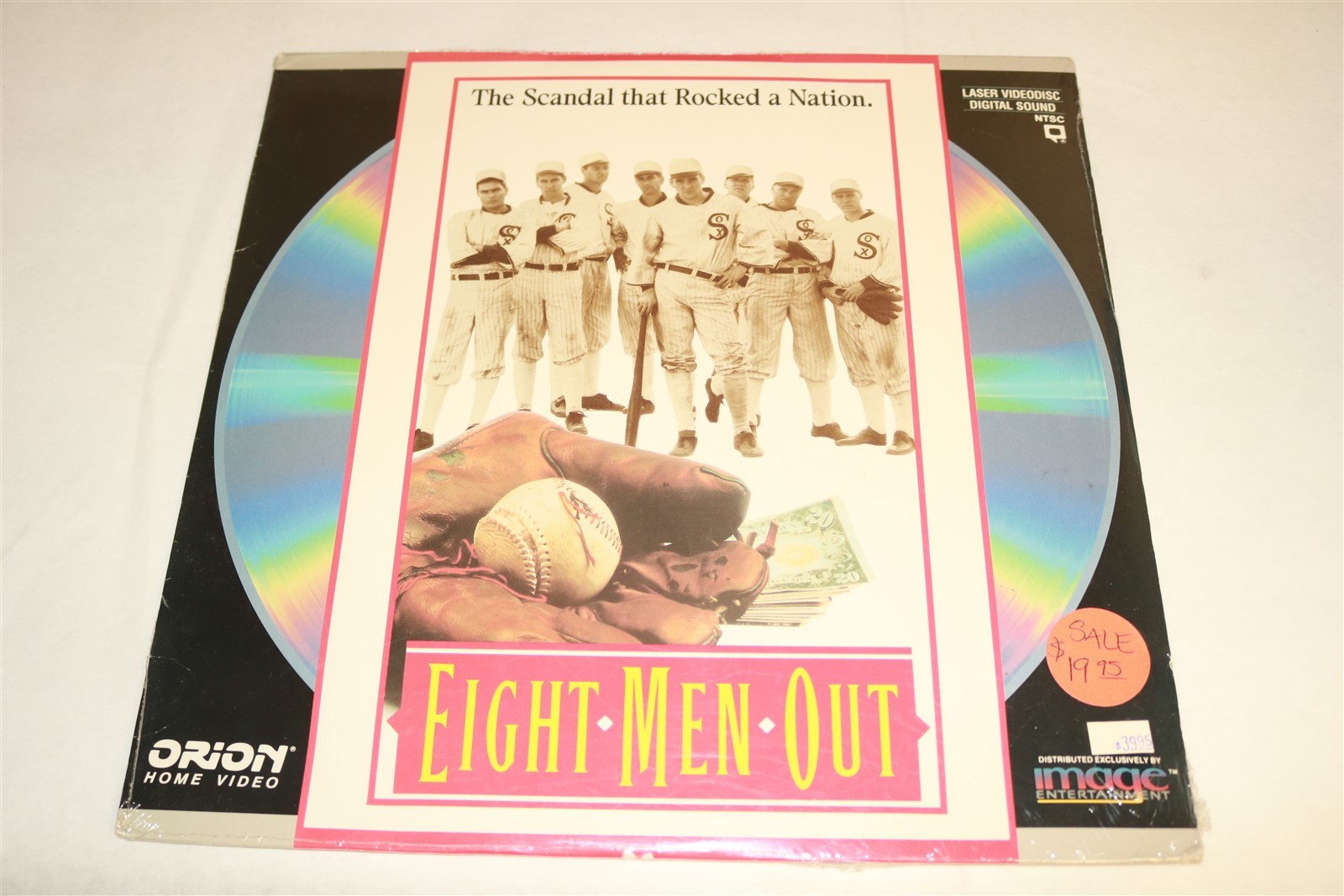 EIGHT MEN OUT - LASERDISC NEW/SEALED