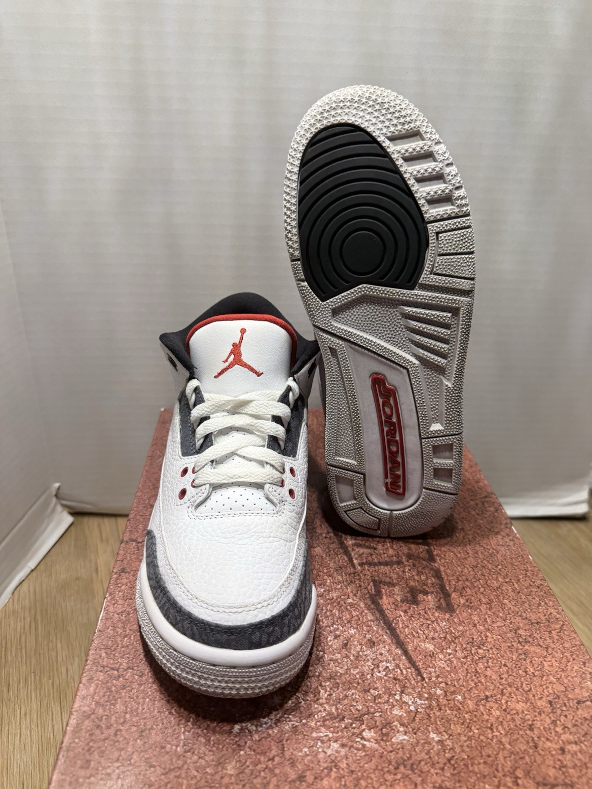 Size 5.5 - Jordan 3 Retro Denim SE Fire Red 2020