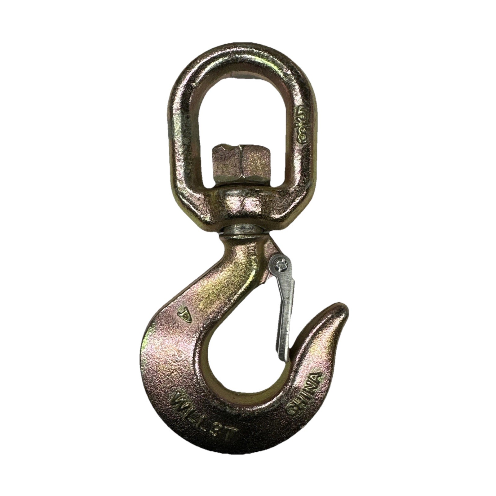 3 Ton Alloy Swivel Hoist Hook Lifting Pulling Wrecker Crane Rigging