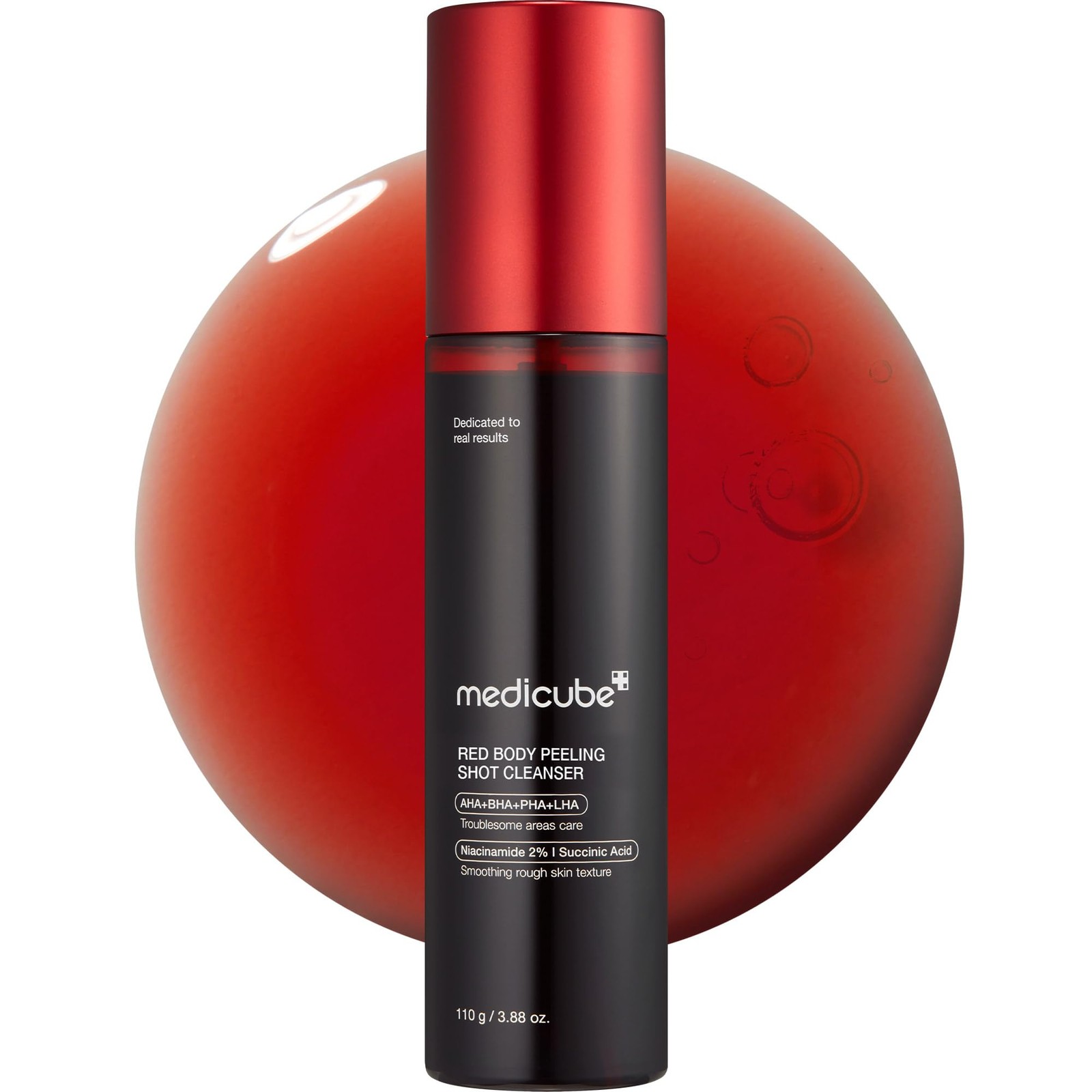 medicube Red Body Peeling Shot AHA BHA Exfoliating Spray 3.88oz Smooth Skin