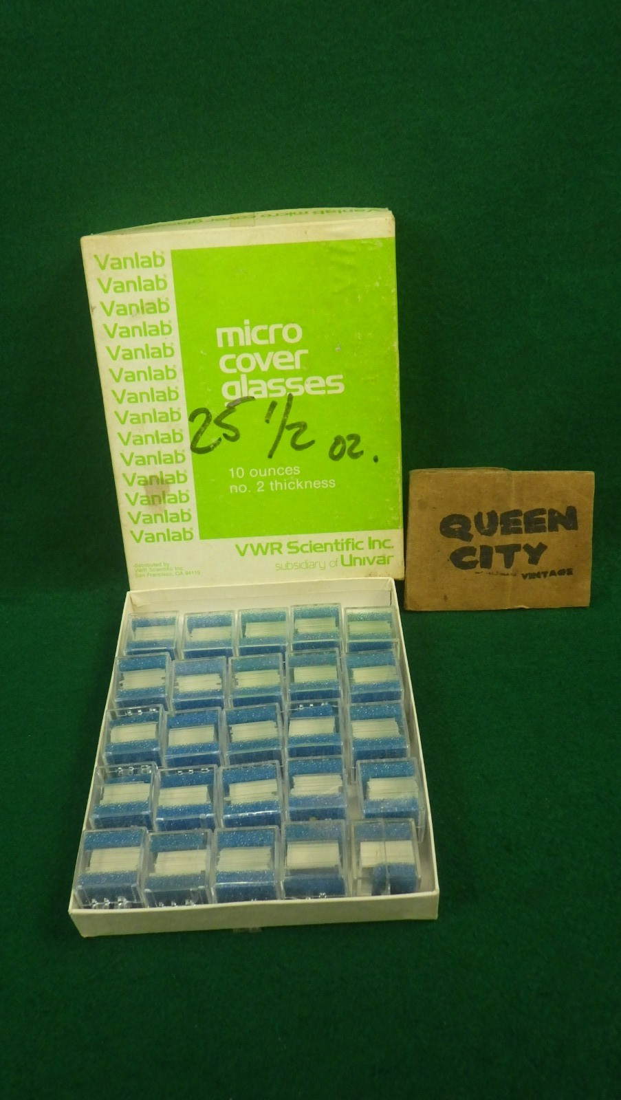 VWR Scientific Micro Cover Glasses 10oz #2 Thickness 22x22mm