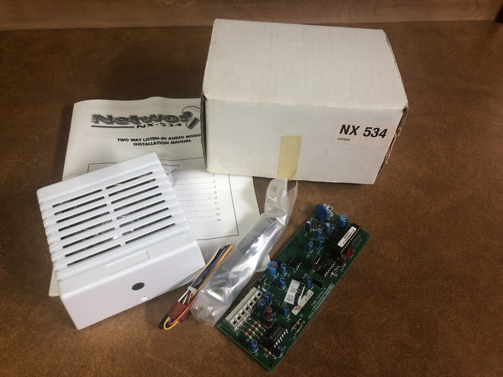 CADDX Controls Inc. Networx NX-534 Two Way Listen-In Audio Module