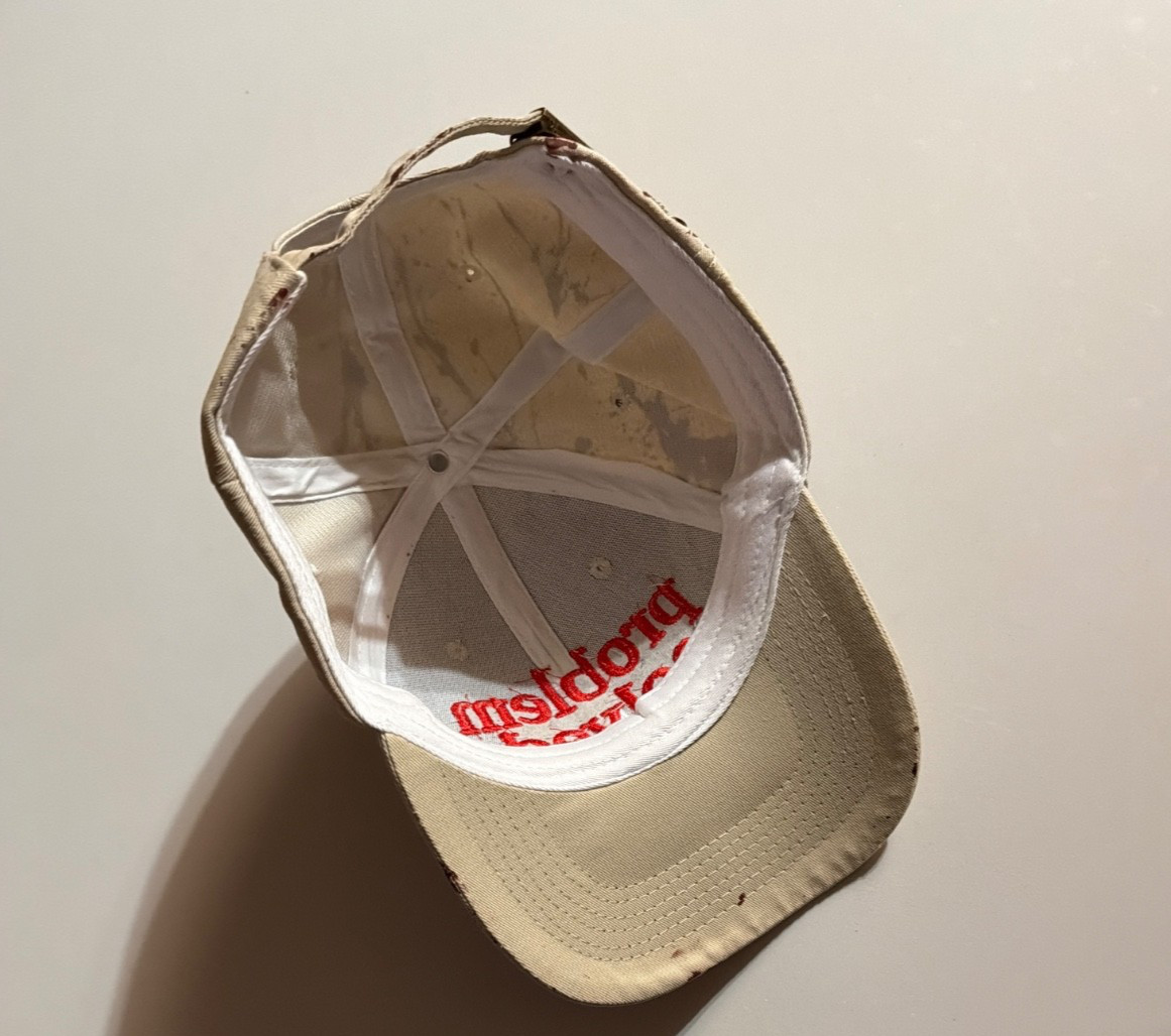 unisex Graphic baseball cap - problem solved design -Ajustable strap cap