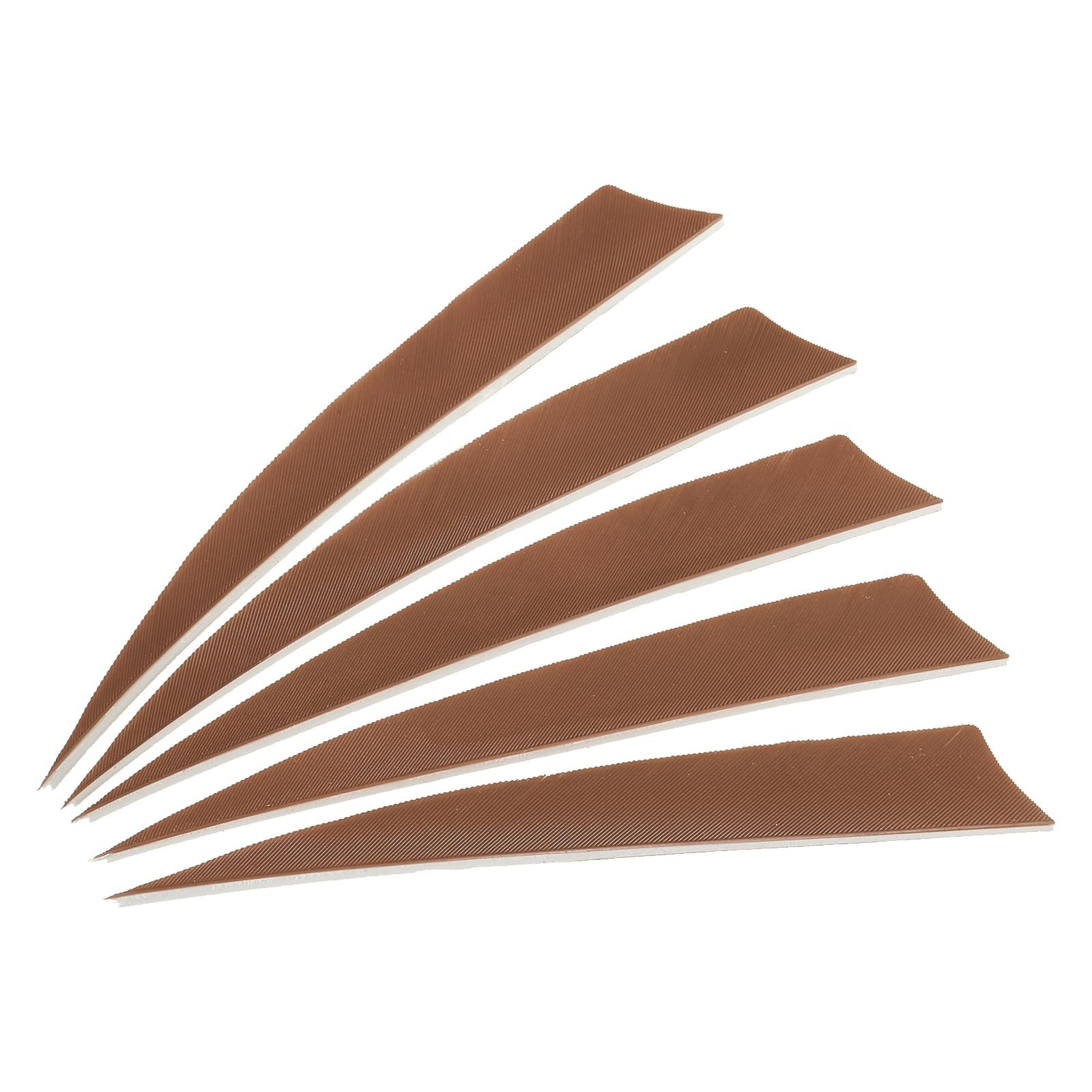 Patikil Arrows Vanes 50 Pack 5 Inch Arrow Turkey Feather Fletch Right Wing