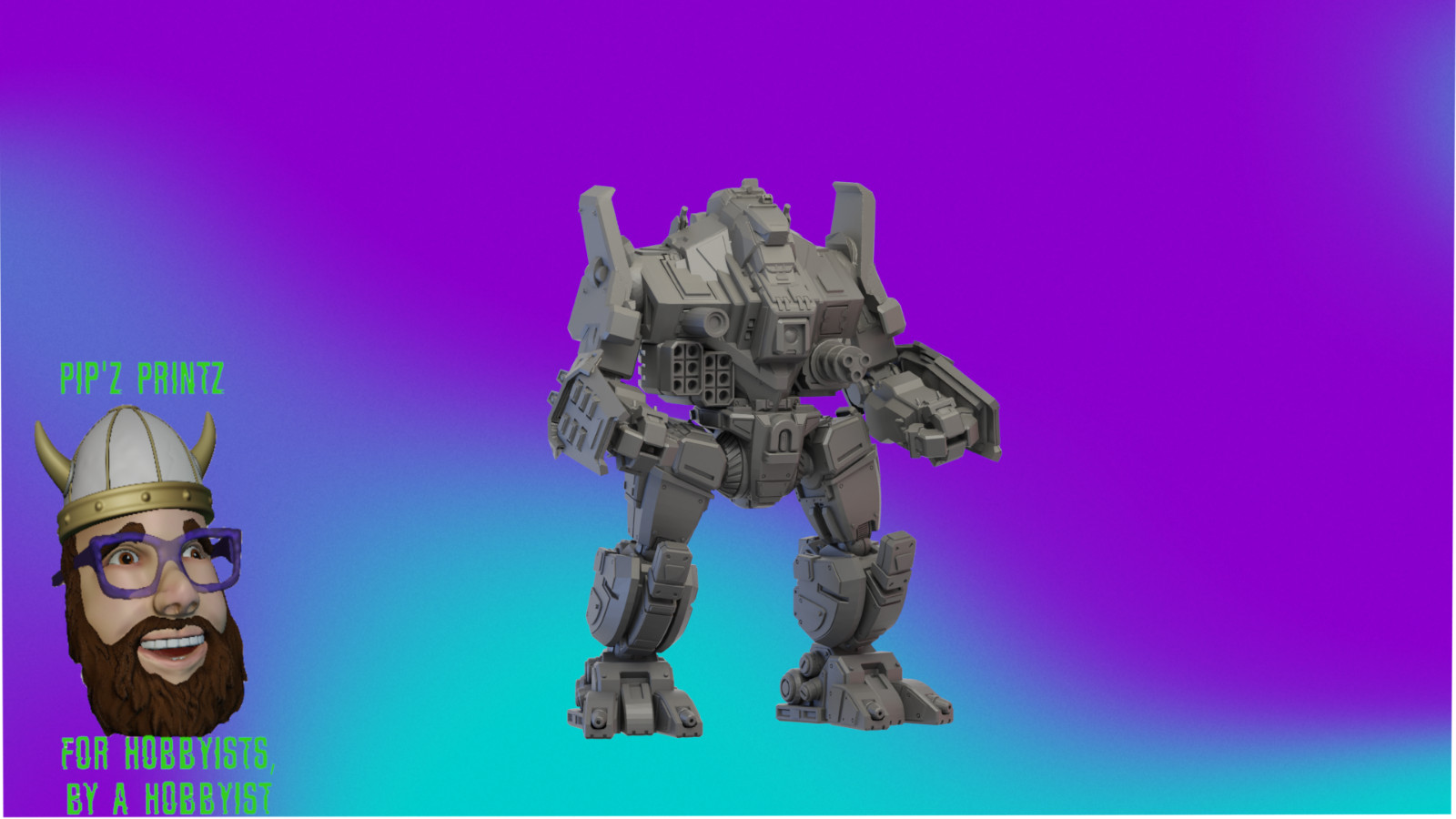 Amarok Alternate Mech Model For Battletech 6mm-10mm-15mm