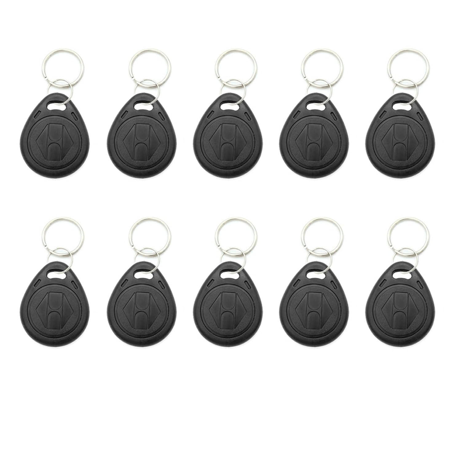 10Pcs Plastic 125KHZ Rewritable Writable ID Cards Keyfobs RFID Copy Key Tags
