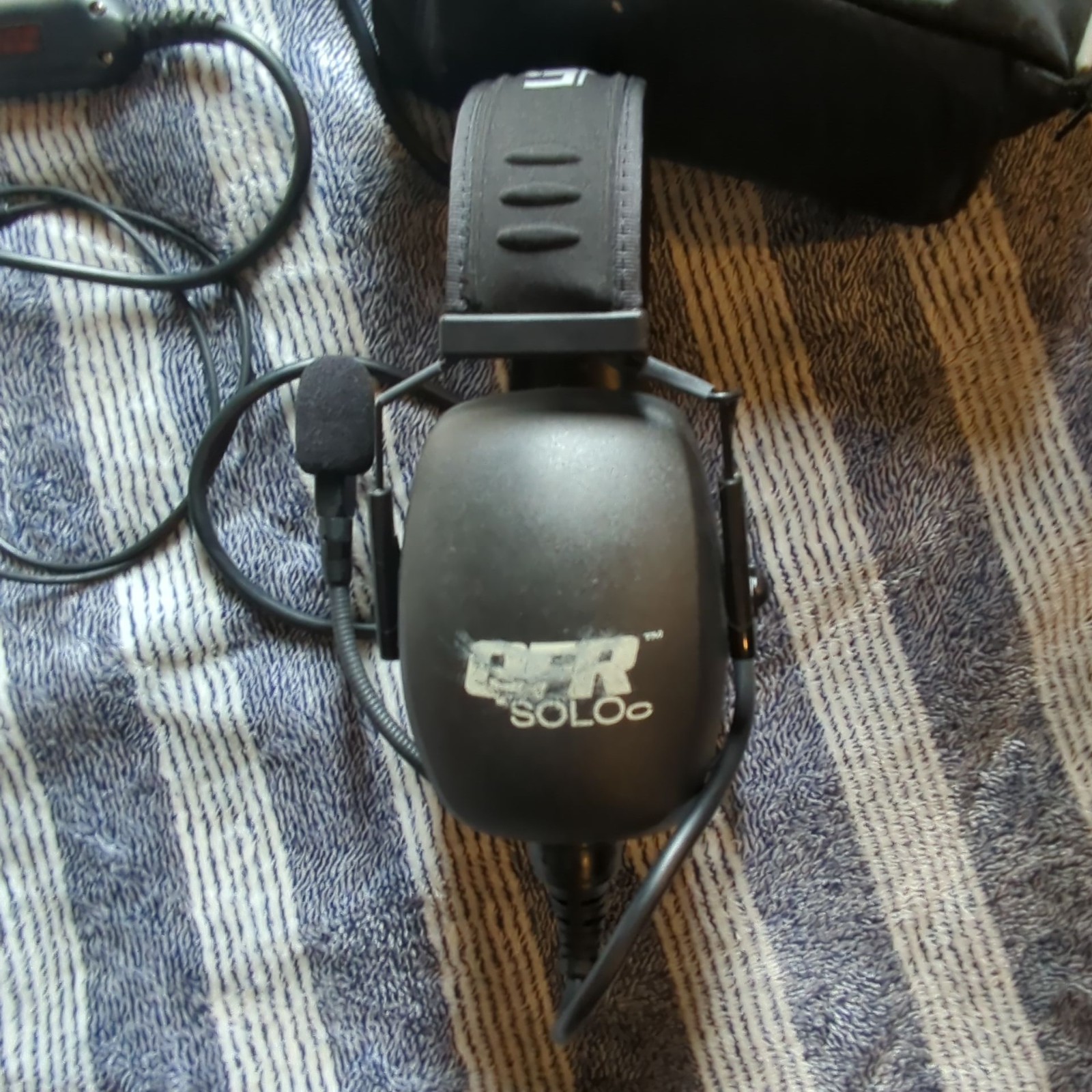 Lightspeed QFR SoloC Dual Plug General Aviation Headset