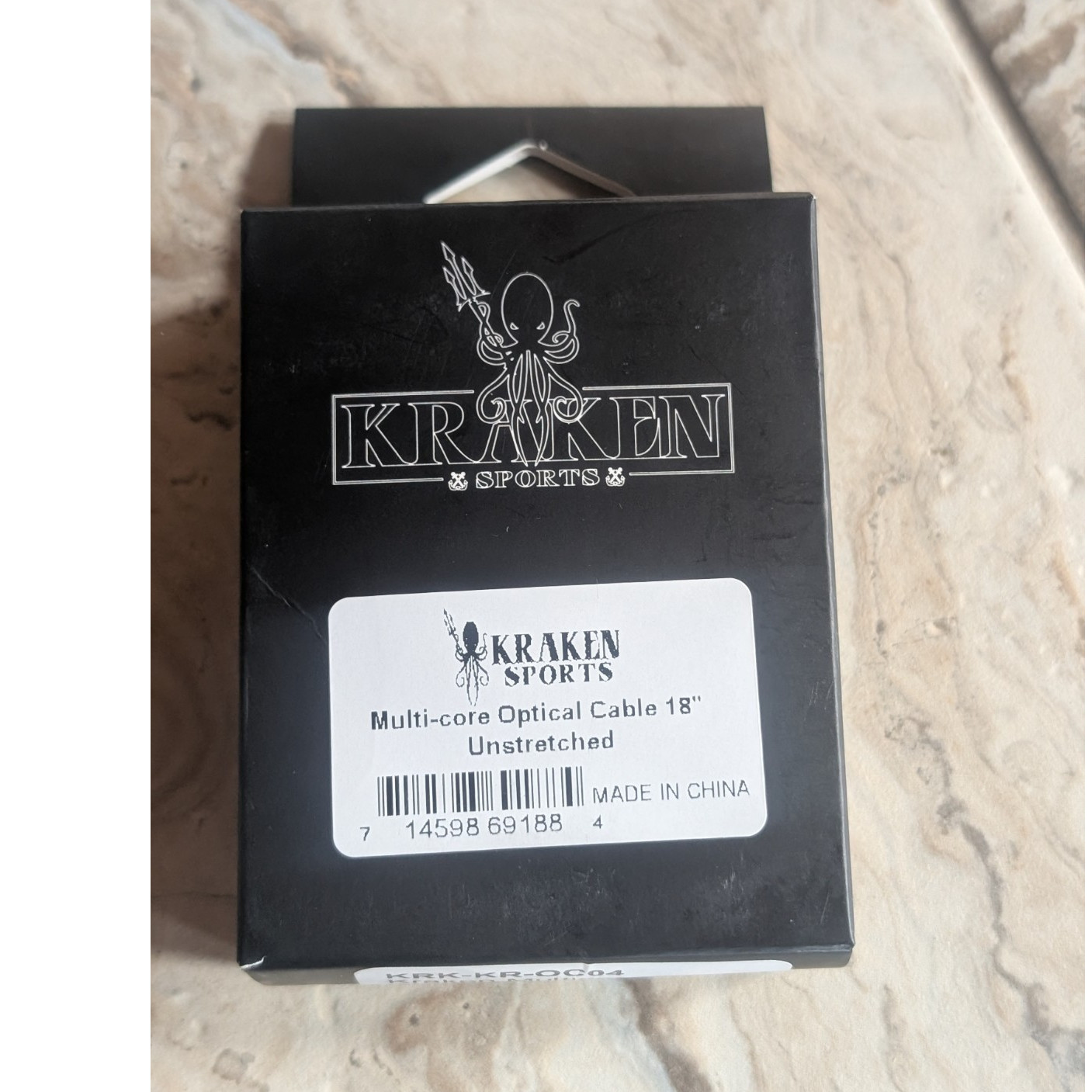 Kraken Sports Multi-core Optical Cable 18" Unstretched KRK-KR-OC04