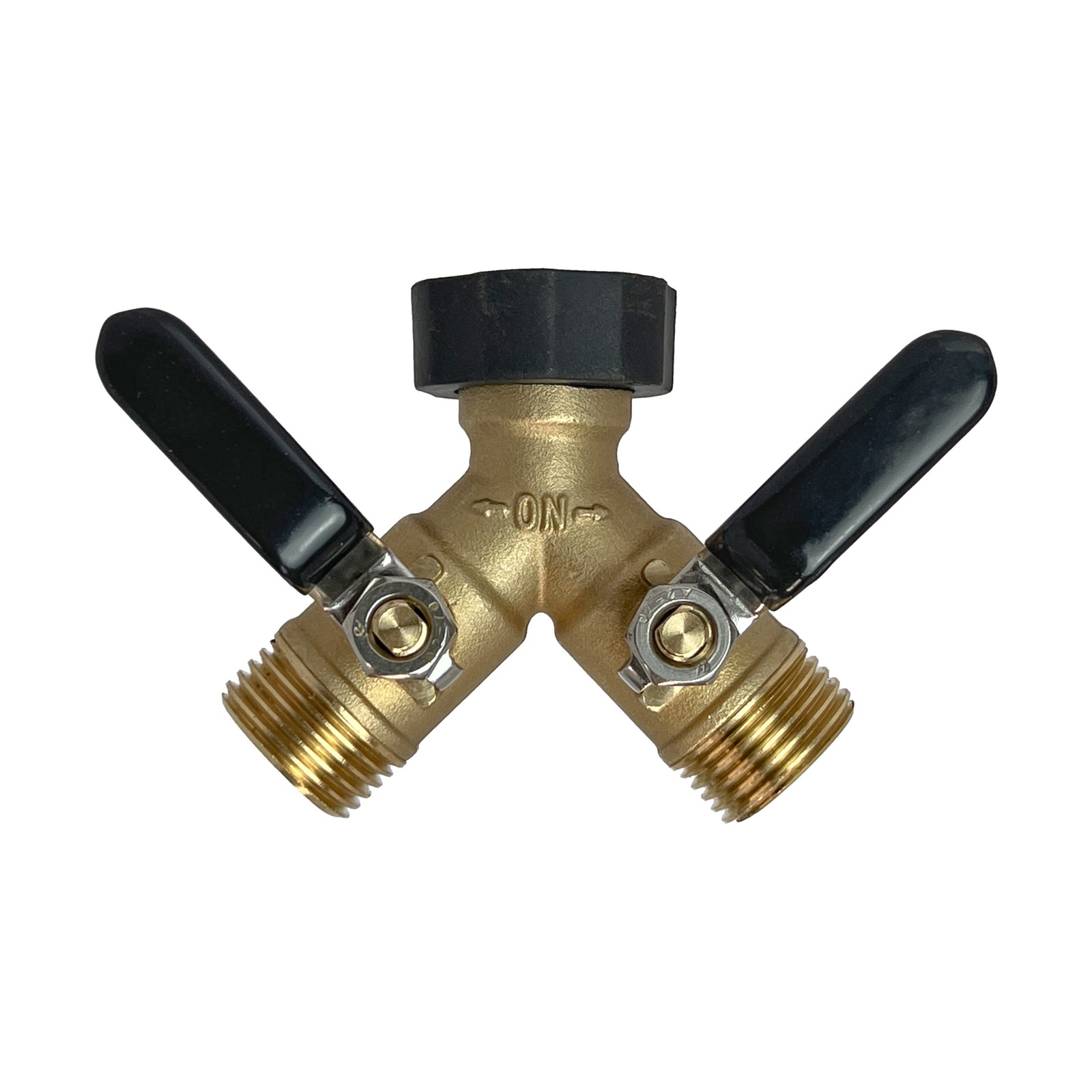 Drip Depot Heavy Duty Brass Garden Spigot Splitter