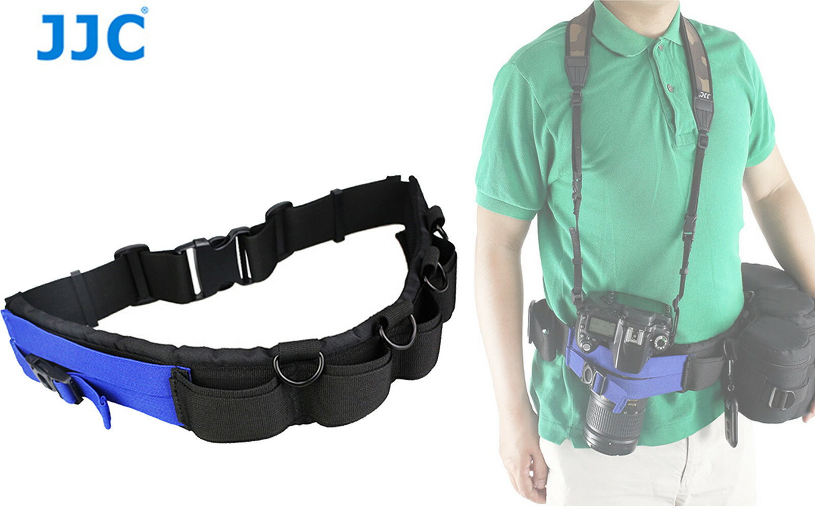 JJC Multi-Function Professional Photography Utility Waist Speed Strap Belt