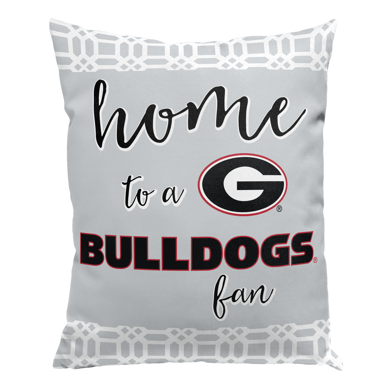 Northwest NCAA Georgia Bulldogs 2 Piece Sweet Home Fan Throw Pillow Cover, 15X12