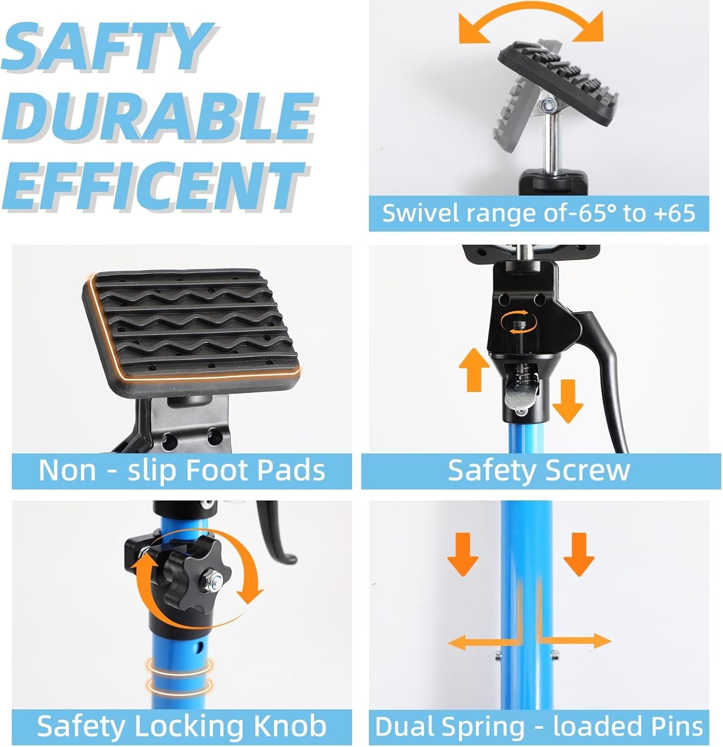 Cabinet Jacks for Installing Cabinets Drywall Support Pole Adjustable Extend ...