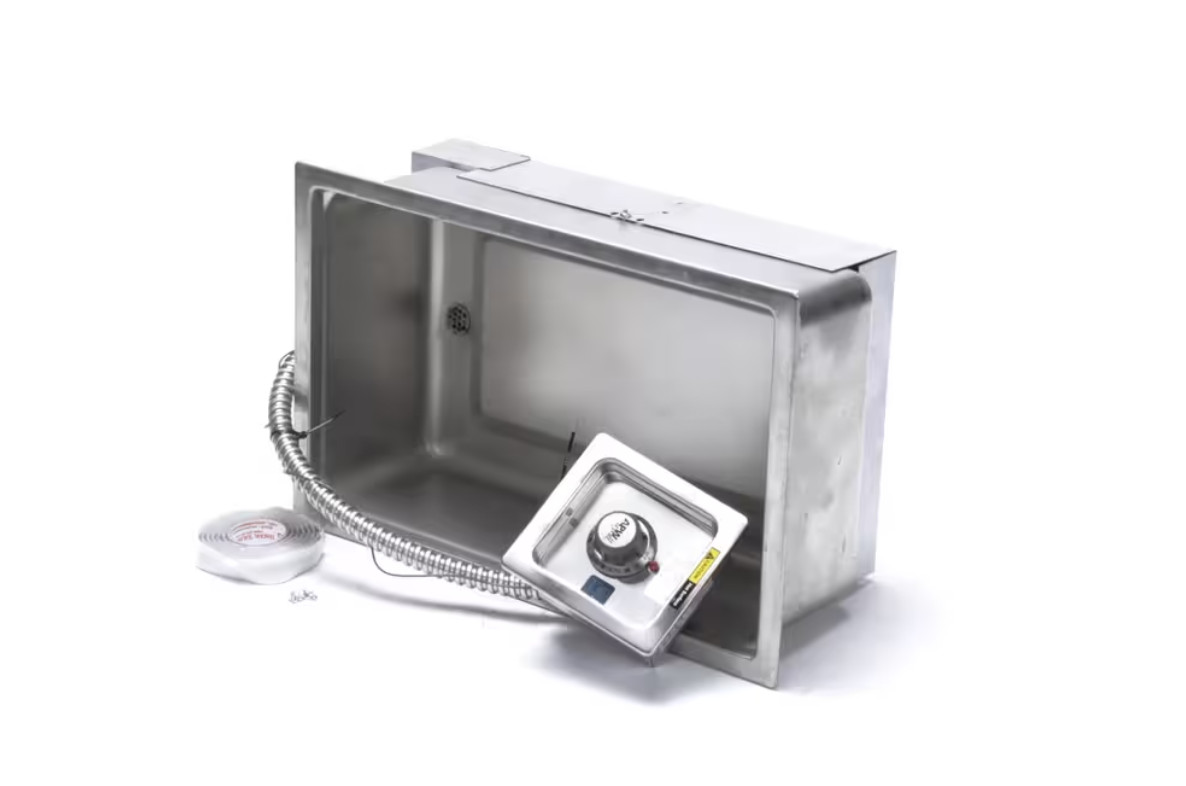 APW Wyott 3P-TM90DULS-120 Hot Food Well Top Mount 12" x 20" Thermostat Control