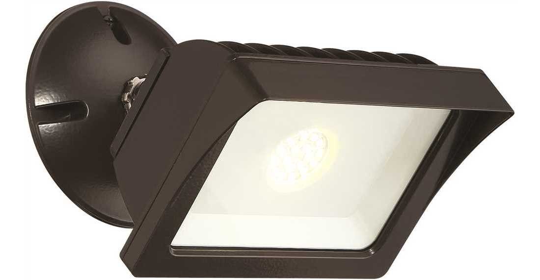 EnviroLite FL2016N40-48 Bronze Outdoor LED Adjustable Single-Head Flood Light