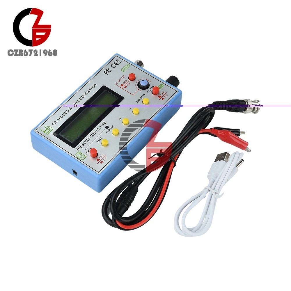 FG-150 DDS Function Signal Generator 0.1Hz-500kHz Frequency 15 Waveforms