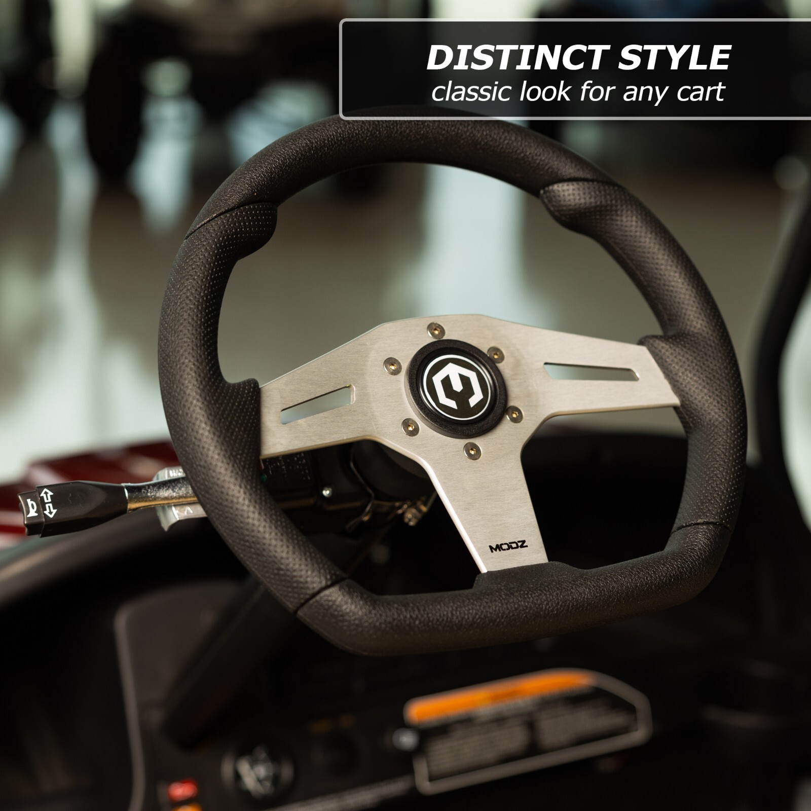 MODZ Barton Golf Cart Steering Wheel with Adapter - Choose Model