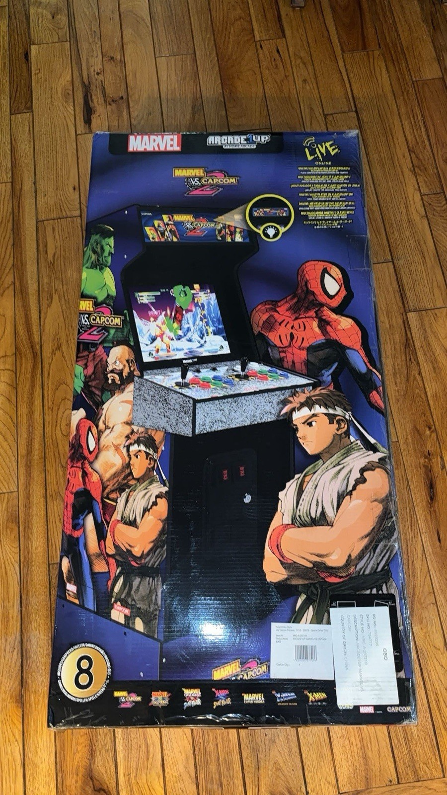 Arcade 1Up Marvel Vs. Capcom 2 Live Wifi Unopened