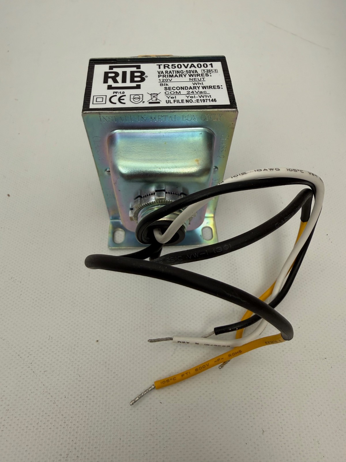 FUNCTIONAL DEVICES RIB TR50VA001 50VA TRANSFORMER NEW OPEN BOX