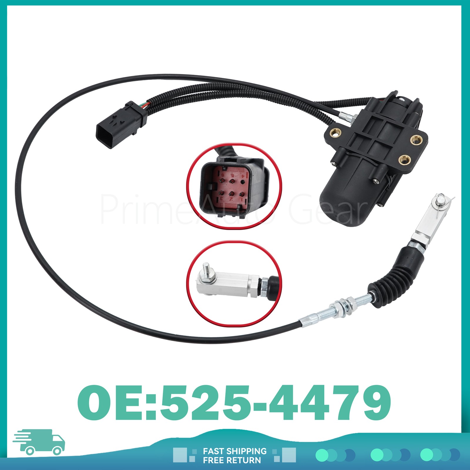 525-4479 For Caterpillar 303.5E 304E 306E 308E 307 C1.8 C2.4 Throttle Motor US