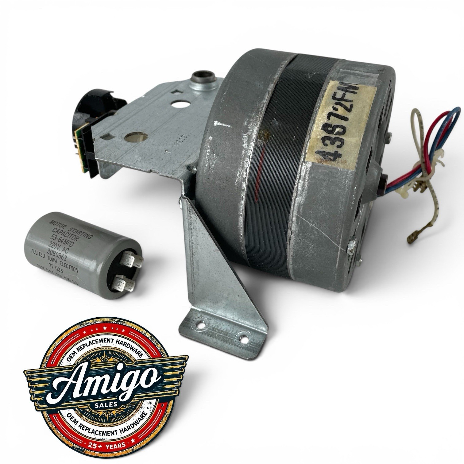41D3058 123D0100 Motor Chamberlain Liftmaster Garage Opener  Tested W/Capacitor