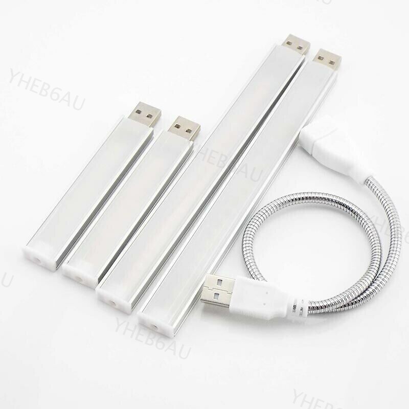 USB Pocket LED Night Light 10/20LED Bulb Lamp Notebook Reading Gadget 5V DC 9H