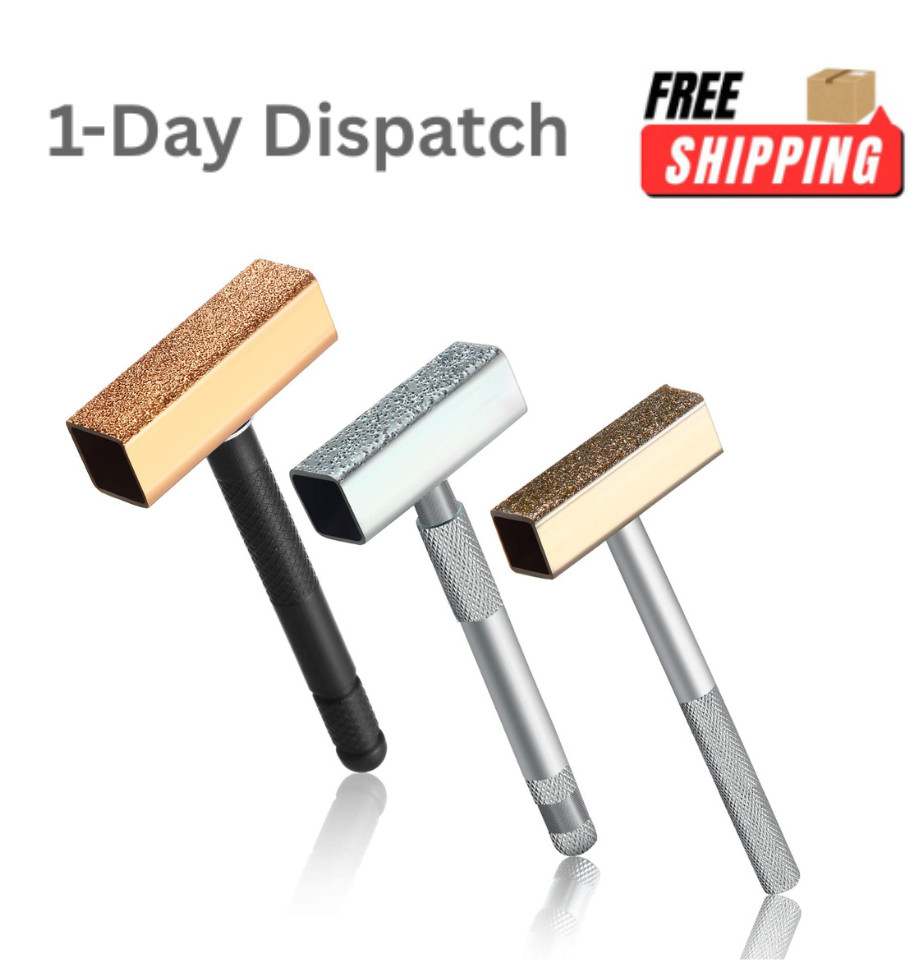 Mudder 3 Pieces Grinding Wheel Dresser Tool Diamond Stone for Bench Grinder