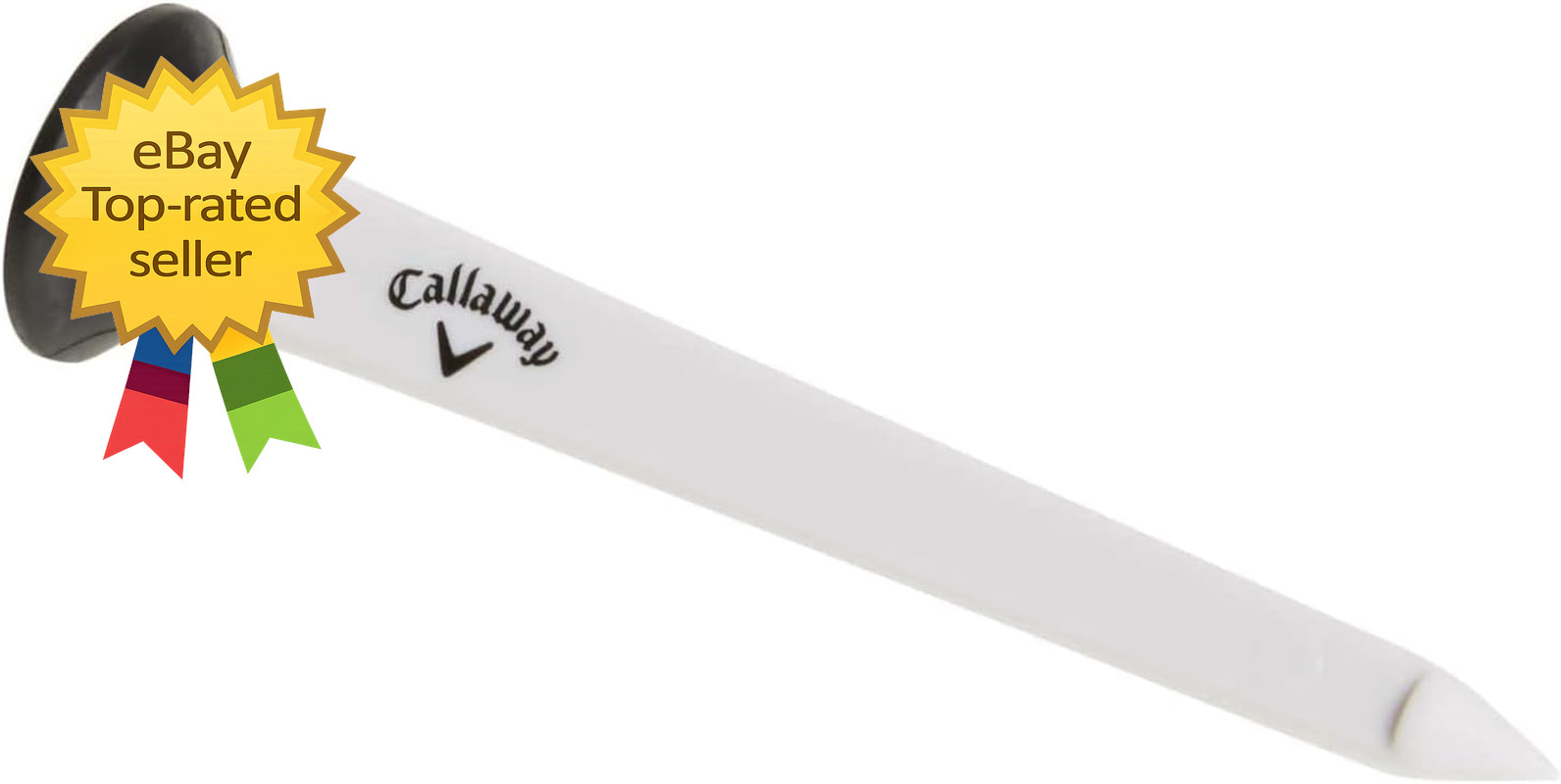 Plastic Golf Tees Durable Low Friction Golf Ball Tees for Practice and Course