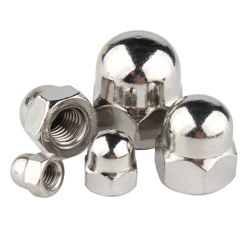 Dome Nuts 304 Stainless Steel DIN 1587 Metric M3 M4 M5 M6 M8 M10 M12 Hex Cap Nut