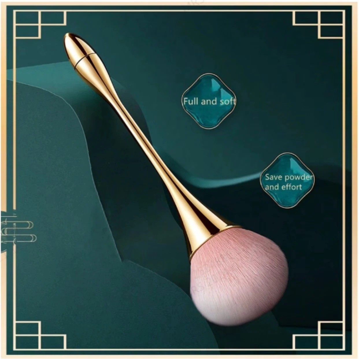 Small Waist Loose Powder Brush Fluffy Soft Hair Blush Brush Setting Powder Beaut