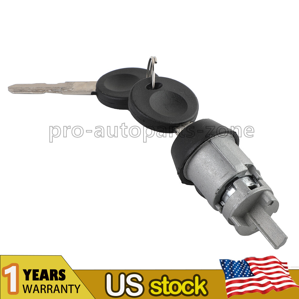 Ignition Switch Lock Cylinder W/Keys for VW Jetta Passat Golf Cabrio 1H0905855A