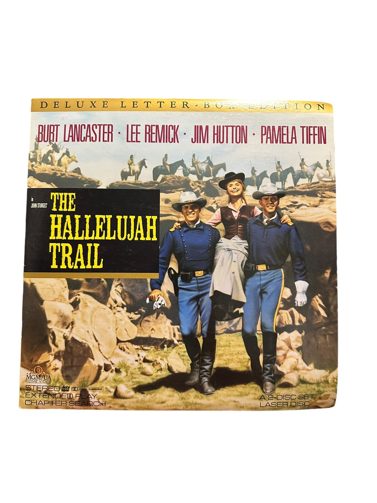 The Hallelujah Trail Laserdisc 2 Disc Set Extended Play LD Letter Box Edition