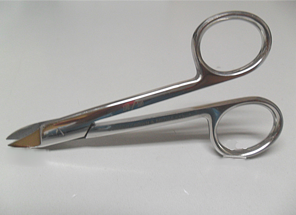 DENTAL MEDICAL SCISSORS CROWN/ BRIDGE STRAIGHT STAINLESS STEEL 099-1244