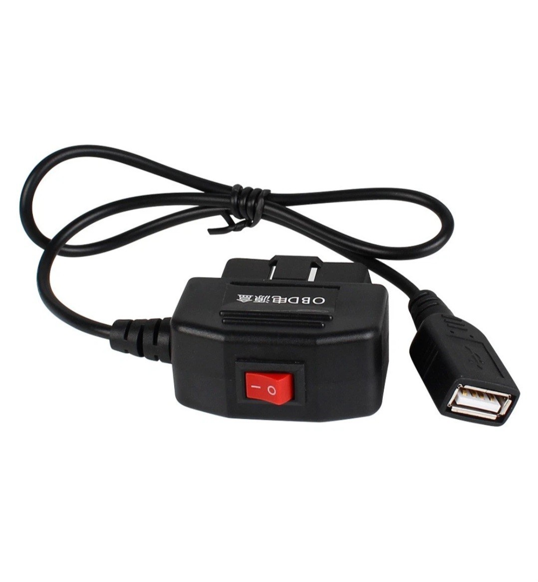 24Hours Parking Monitoring 5V USB Car Charge Cable OBD Hardwire Kit For Dash Cam