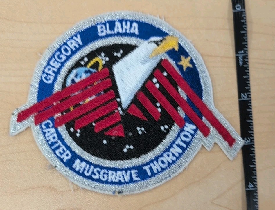 NASA 1989 STS-33 Discover Patch Gregory Blabs Carter Musgrave Thornton
