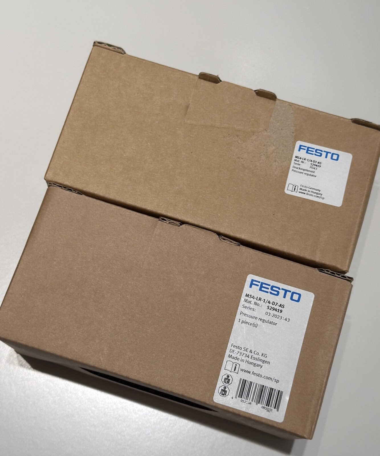 1PC New MS4-LR-1/4-D7-AS Festo 529419 Pressure Regulator 529419