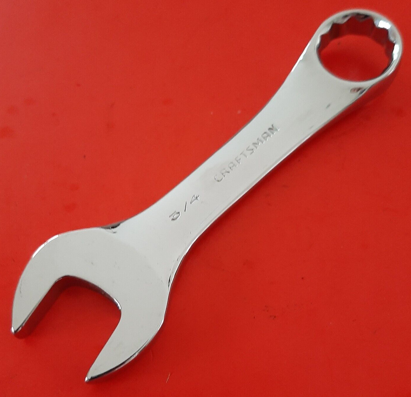 Craftsman Professional Tools USA 3/4" Stubby Combination Wrench 12 Point  44109