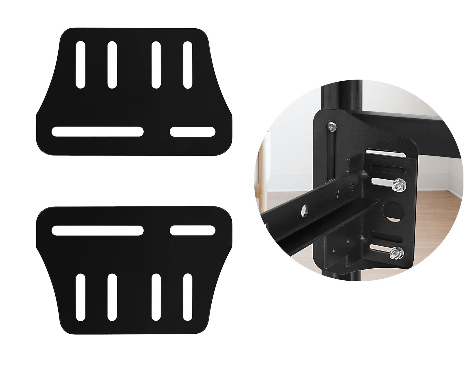 Bed Frame Brackets Adapter, Headboard Brackets for Metal Bed Frame,Headboard ...