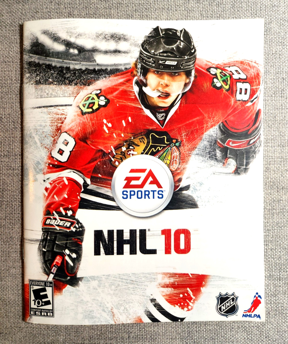 NHL 10 Instruction Booklet - Manual Only - PlayStation 3 (PS3)