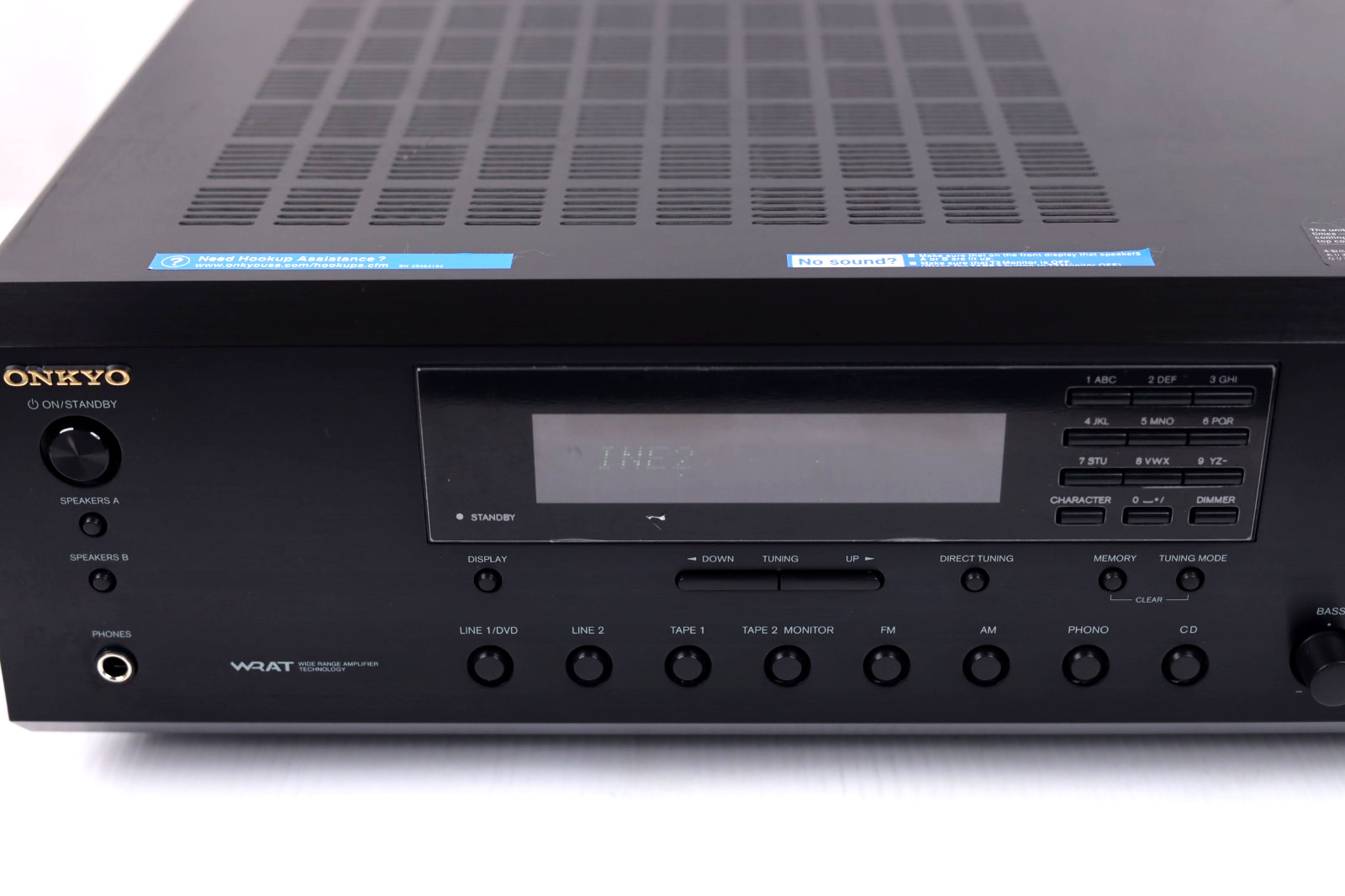 Onkyo TX-8255 AM/ FM Receiver w877