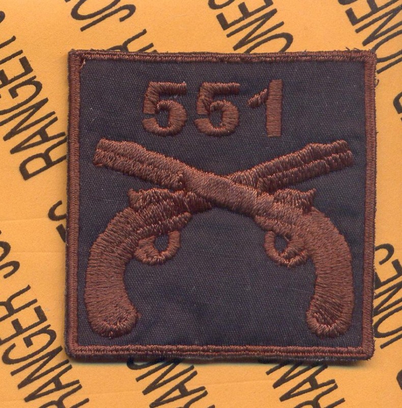 551st MP Military Police 101 Airborne HCI patch A