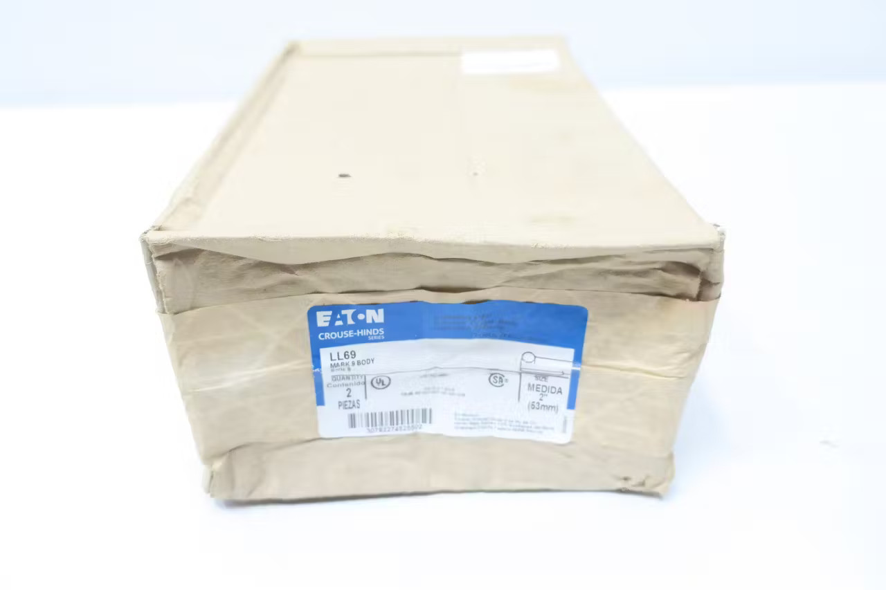 Box Of 2 Crouse Hinds LL69 Condulet Mark 9 Aluminum Ll Conduit Outlet Body 2in