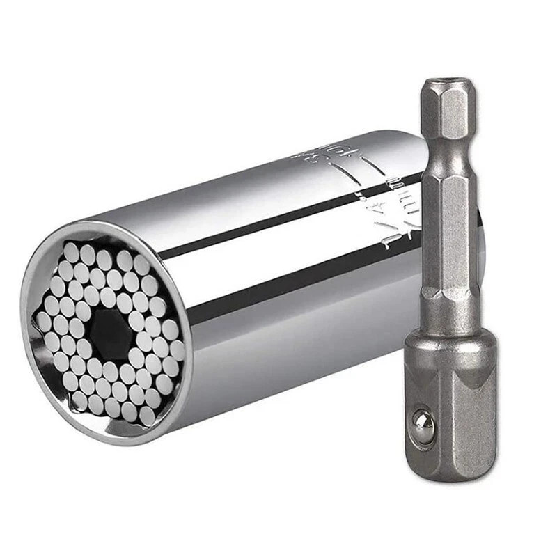 7-19mm Universal Magic Socket Multi Purpose Wrench Adapter Hand Drill Tool Set